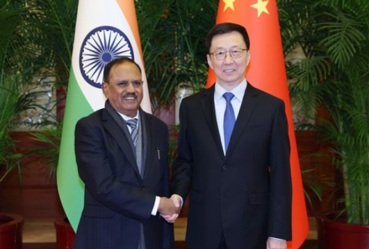 NSA  Ajit Doval Meets Chinese Vice President Han Zheng