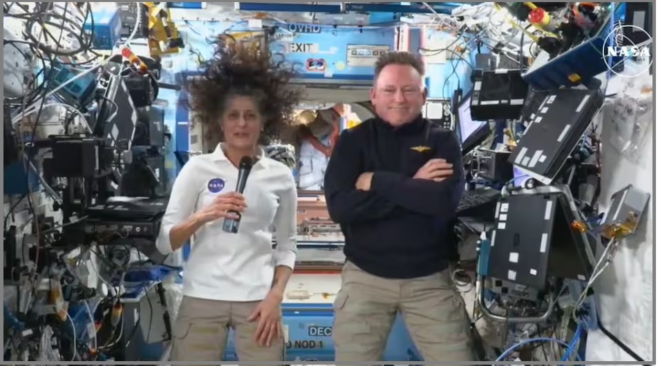 Astronauts Sunita Williams and Butch Wilmore