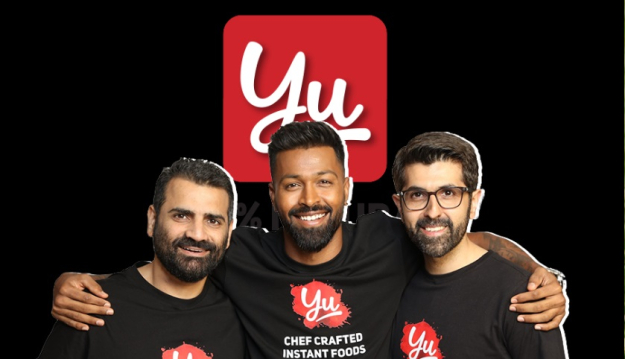 Yu founders with brand ambassador Hardik Pandya