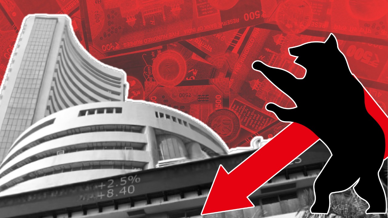 Indian Stock Market closed in Red