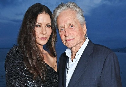 Michael Douglas with wife Catherine Zeta-Jones