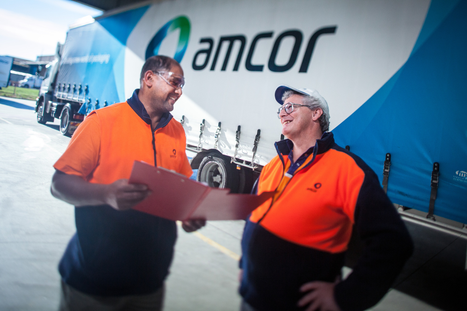 Amcor workers